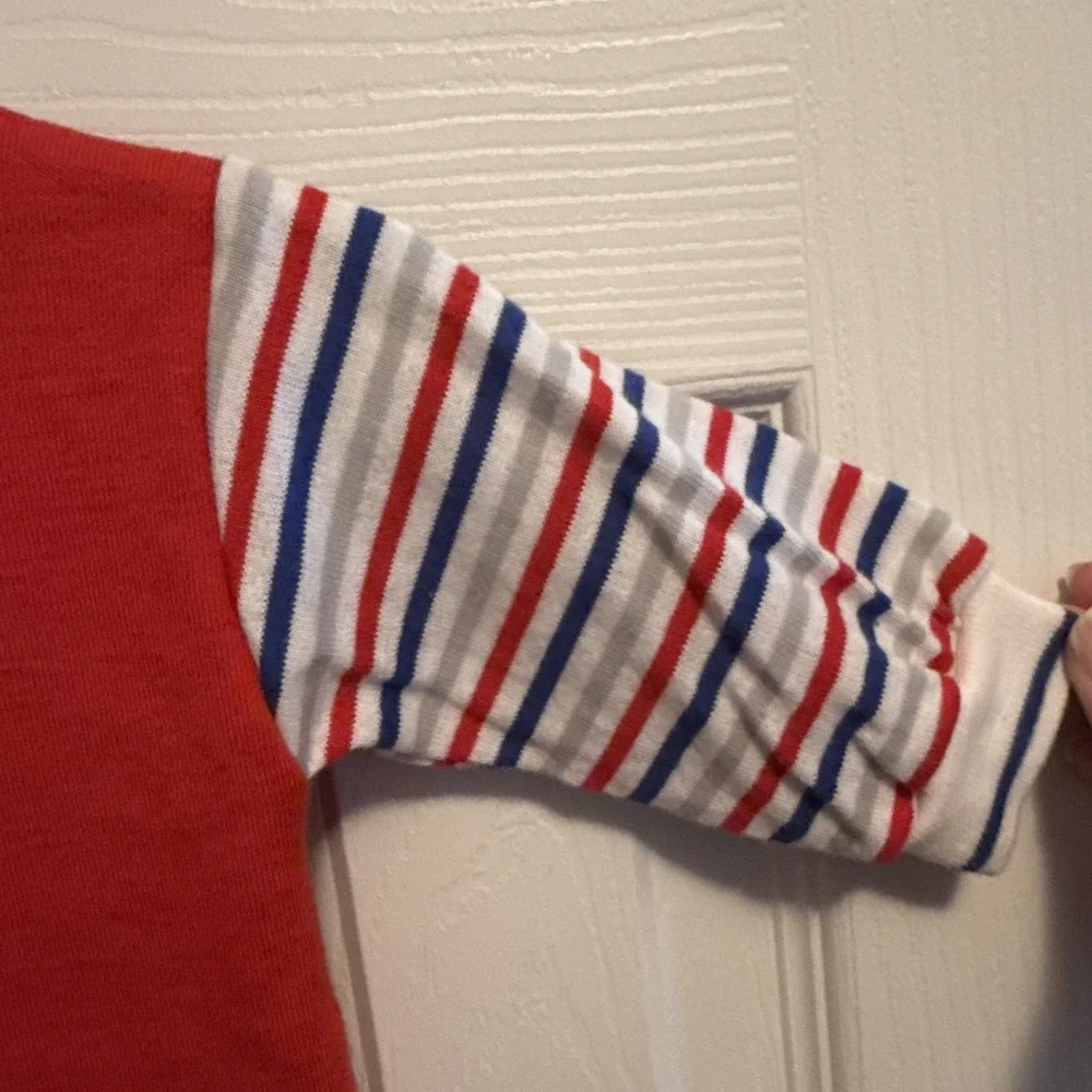 Vtg Healthtex Baby Boy One Piece Romper Football 6 Months EUC Made in USA